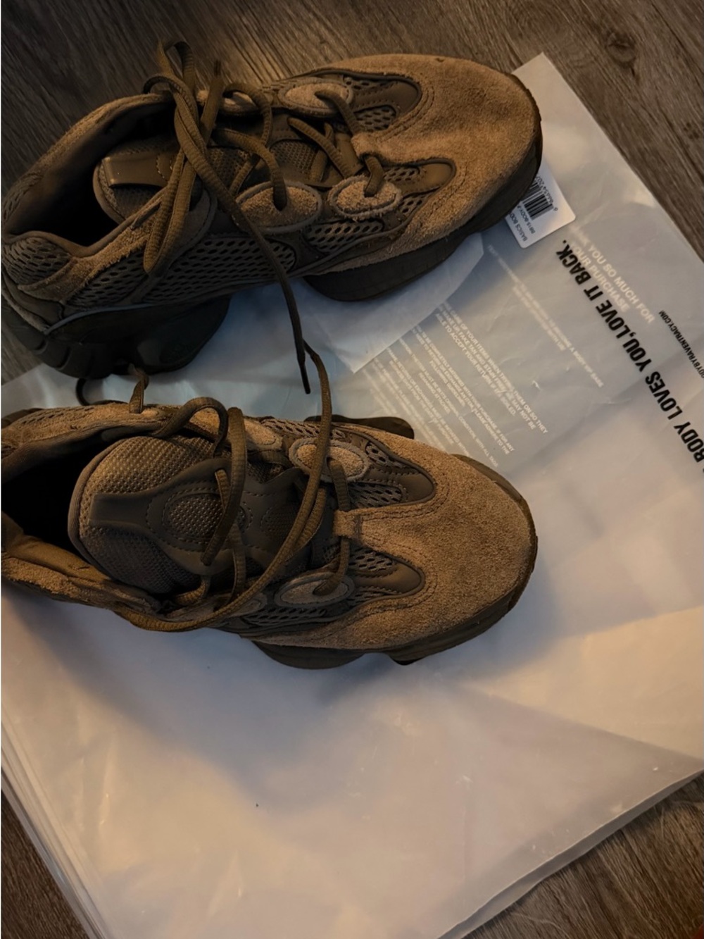 Yeezy 500’s Brown